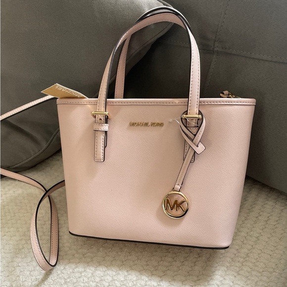 Michael Kors Jet Set Travel X Small Tote - Powder Blush - Picture 2 of 4